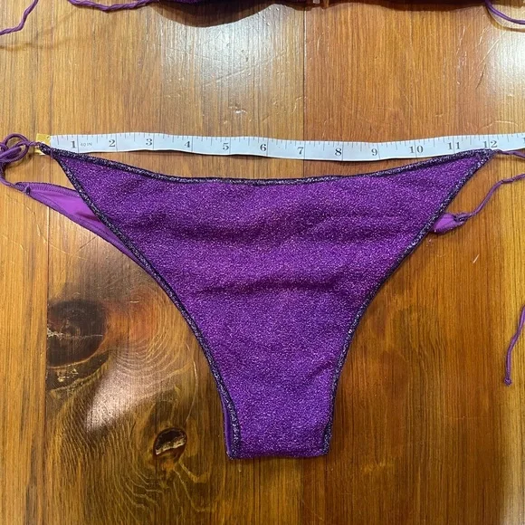 Oseree Purple Shimmer Bikini Set - Picture 7 of 7